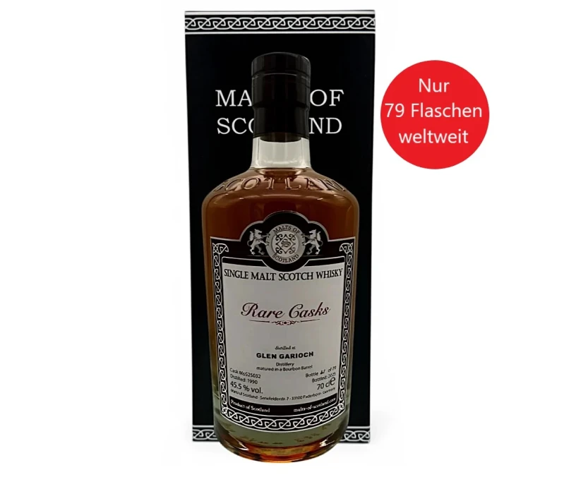 Glen Garioch 1990 Rare Casks Bourbon Barrel 45,5% Vol Malts of Scotland