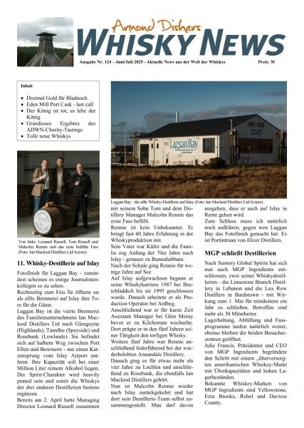 Armond Dishers WhiskyNews Ausgabe Nr. 124 Juni/Juli 2026