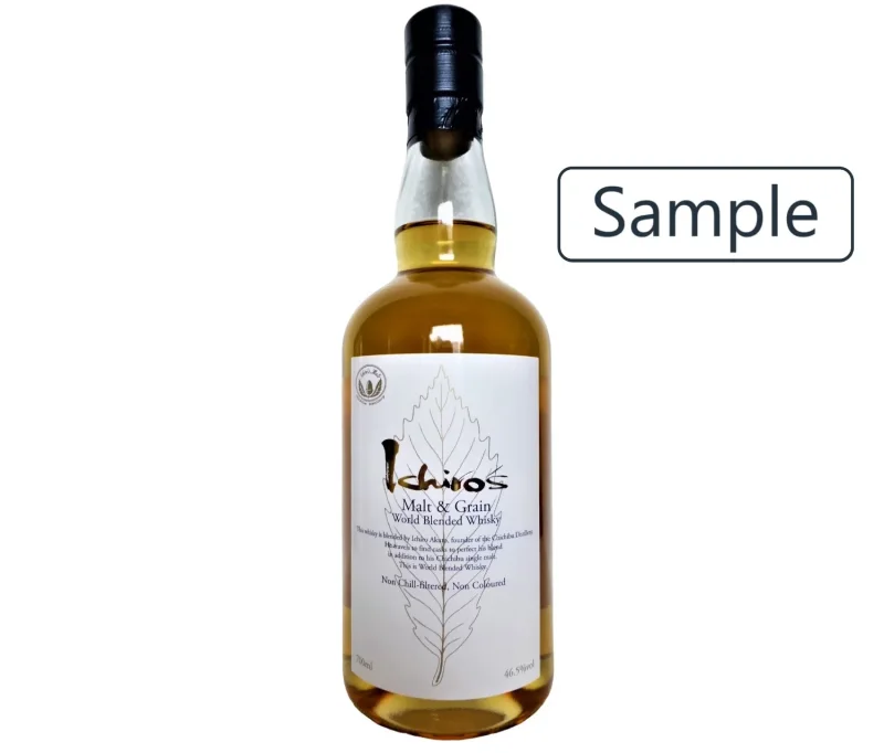 Flasche Chichibu Ichiro's Malt and Grain 46,5% Vol Sample