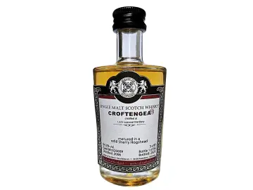 Croftengea (Peated Loch Lomond) 2006 Refill Sherry Hogshead 54,2% Vol Malts of Scotland Miniatur