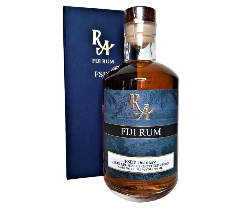 Fiji Single Cask Rum 2001 FSDP Destillerie 59,3% Vol RA Rum Artesanal