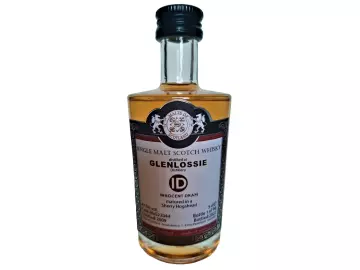 Glenlossie 2009 Innocent Dram Bourbon Hogshead 47,5% Vol Malts of Scotland Miniatur