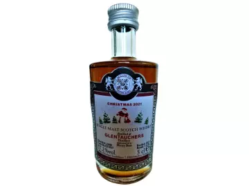 Glentauchers 2008 Christmas Party 2021 Part 1 Santa Claus Sherry Butt 57,2% Vol Malts of Scotland Miniatur