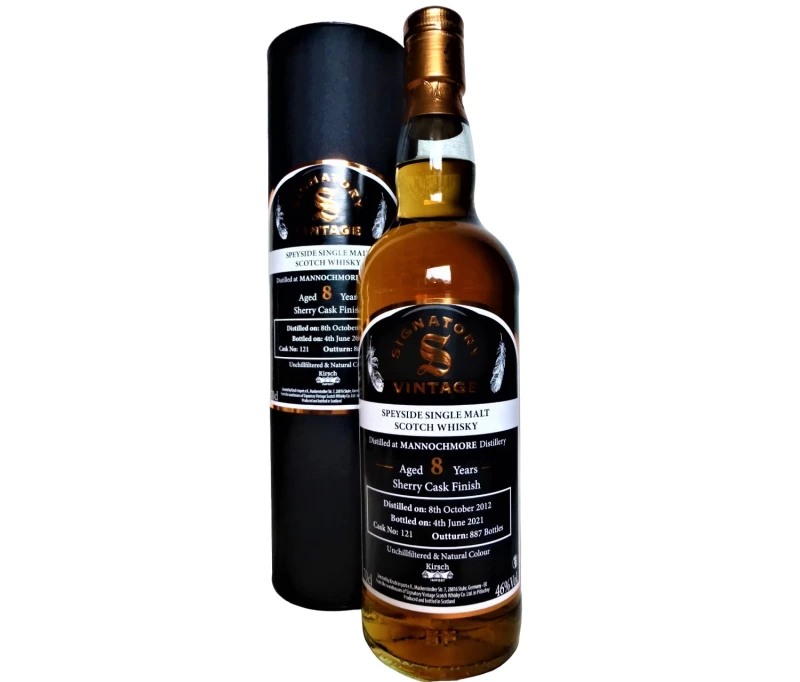 Mannochmore 2012 Sherry Cask Finish 46% Vol Signatory Vintage Collection Exclusive for Germany