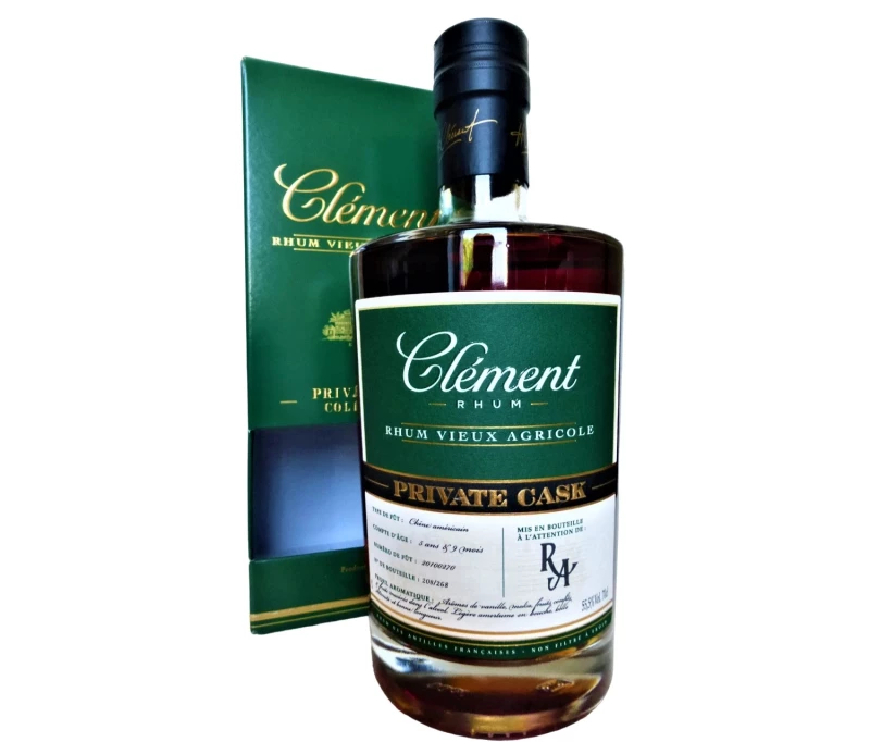 Martinique Single Cask Rum 2015 Clement Rhum Vieux Agricole Private Cask Collection 55,5% Vol Exclusive for RA Rum Artesanal