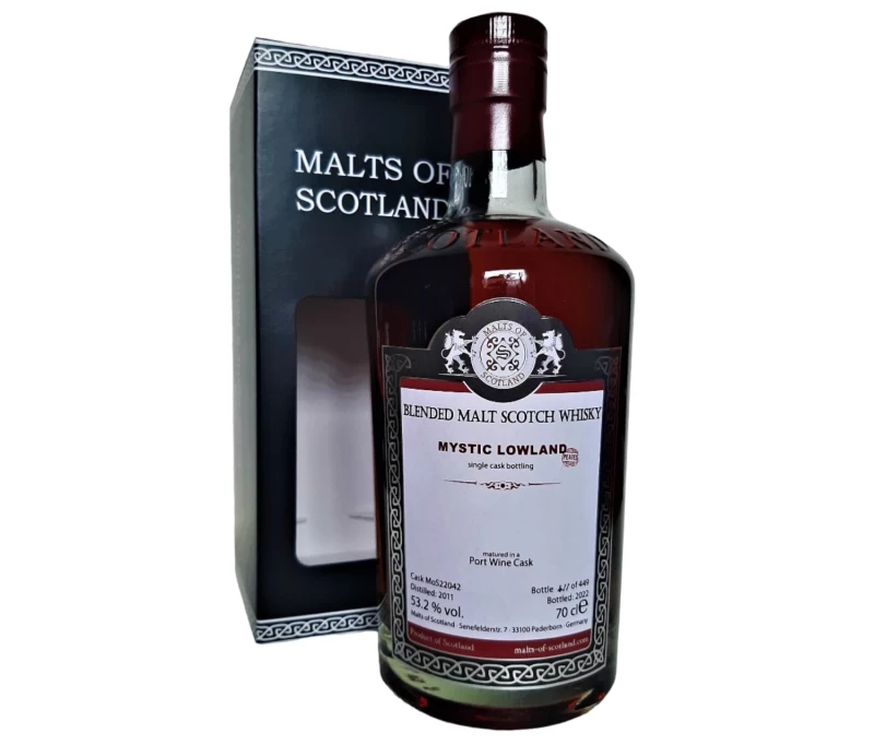 Mystic Lowland 2011 Port Wine Cask 53,2% Vol Malts of Scotland