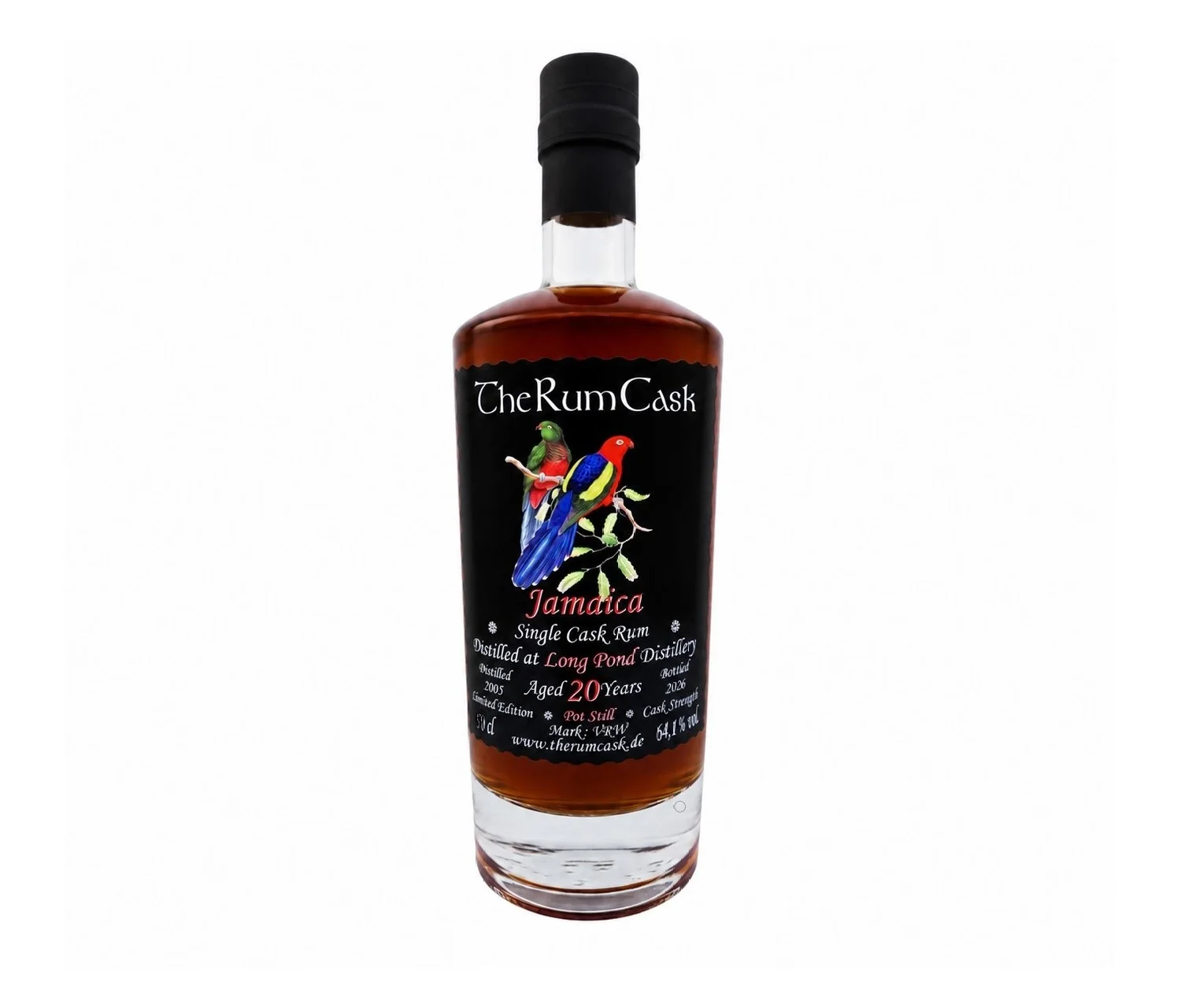 1 Flasche Jamaica Single Cask Rum 2005 Long Pond Destillerie 64,1% Vol TheRumCask